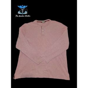 L.L. Bean Long Sleeve Red/Pink Long Sleeve Shirt Size Large
